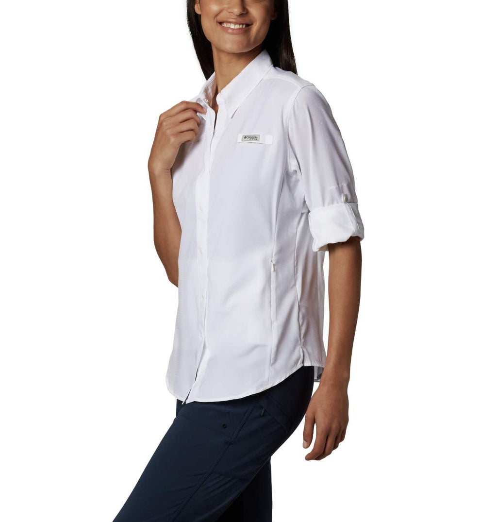 Ladies TamiamiII Long-Sleeve Shirt - WHITE - XS(D0102H78I28)