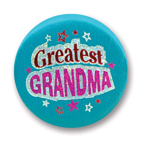 Greatest Grandma Satin Button