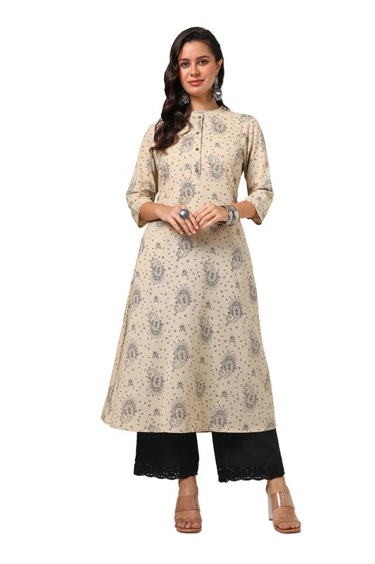 Soch Women Cotton Flex Floral Print Kurta