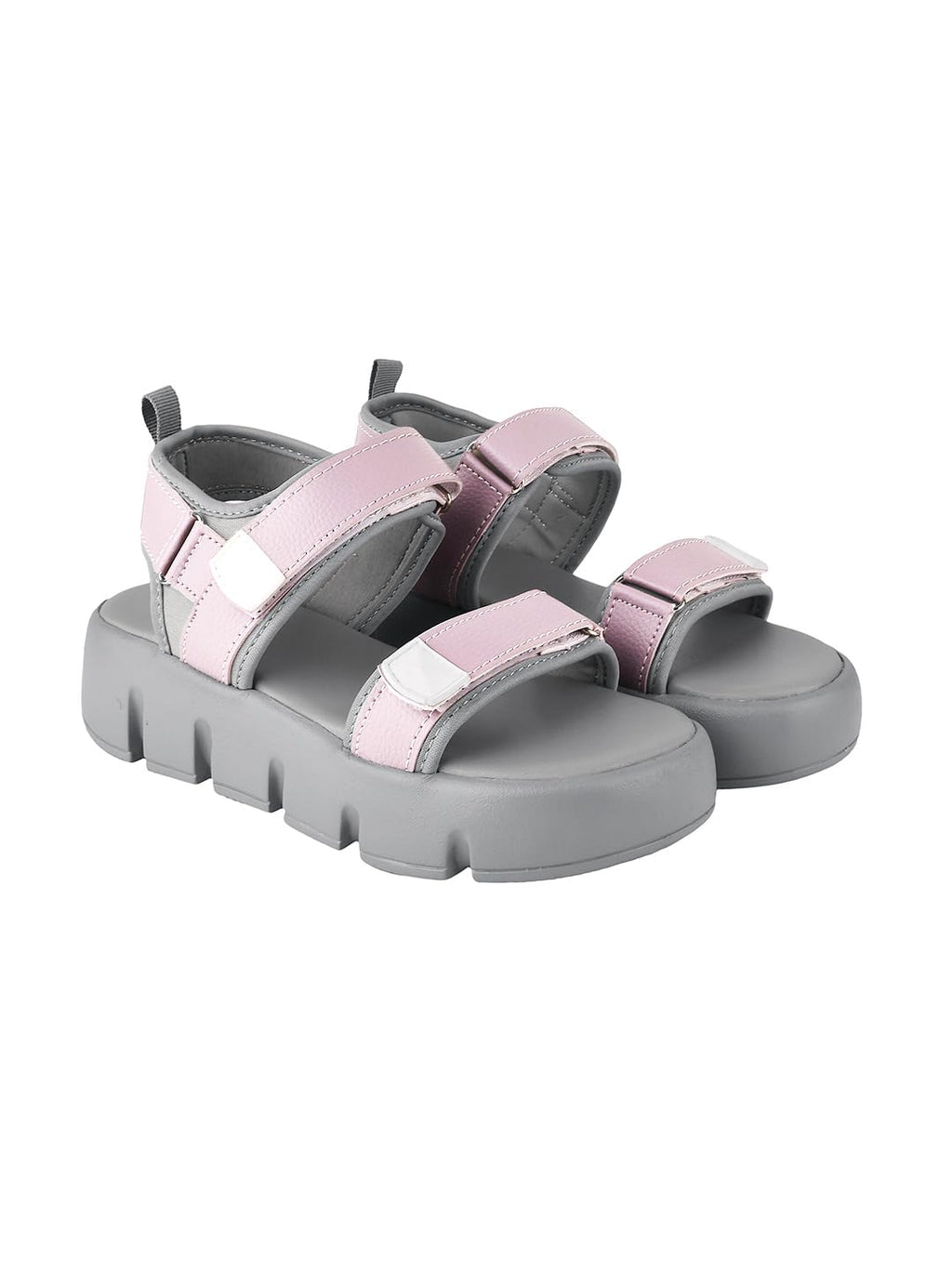 Shoetopia Lightweight Comfortable Trendy Green Sandals For Women & Girls /Uk6-Eu41