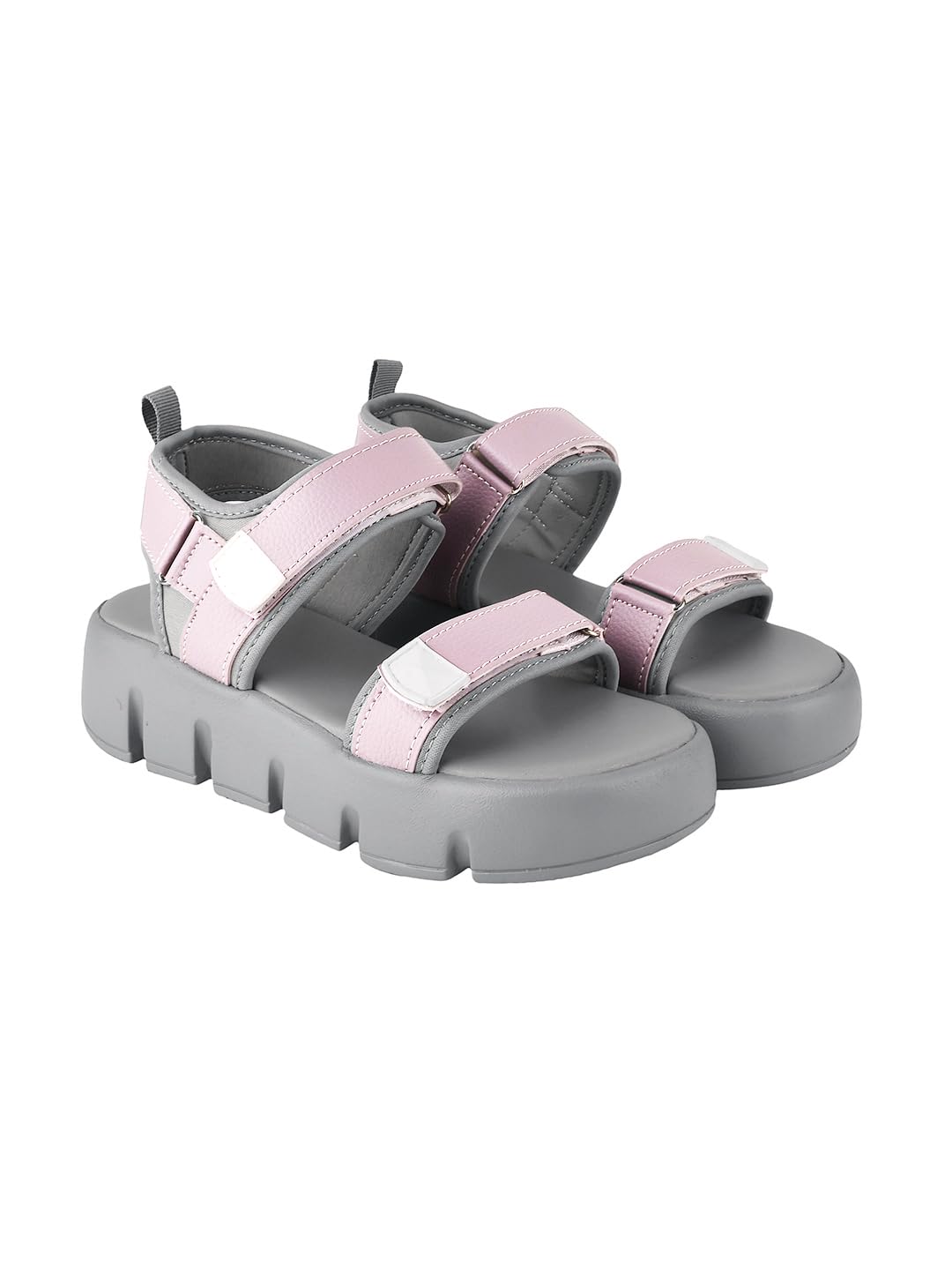 Shoetopia Lightweight Comfortable Trendy Green Sandals For Women & Girls /Uk6-Eu41