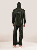 Lux Venus Plain Tapping Rain Suit For Men Navy Blue