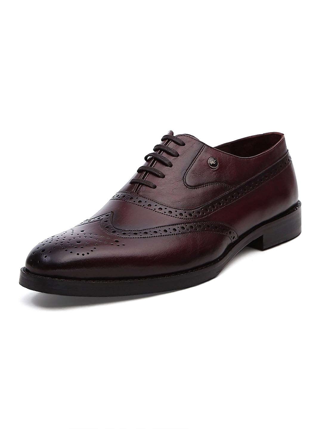 Men Cherry Lace Up Leather Loafers 11