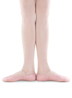 Bloch Dance Girl's Bunnyhop Full Sole Leather Ballet Slipper/Shoe, Pink, 8.5 Wide Little Kid