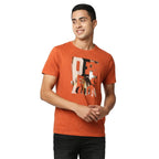 Pepe Jeans MenS Graphic Fitted T-Shirt (Pm508847_Teracota M)