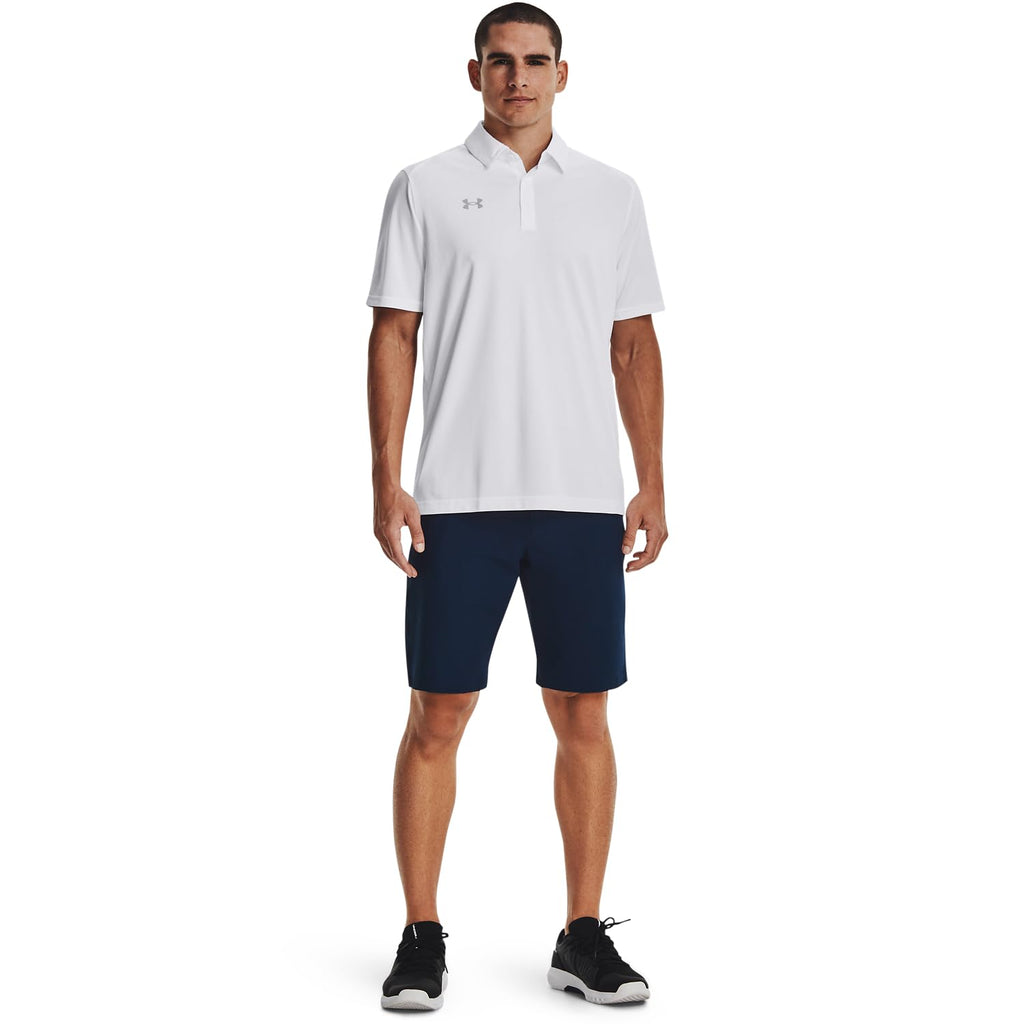 Under Armour Team Tech Polo White XL