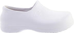 Genuine Grip 385-8M Mens White Slip-Resistant Injection Clogs - Size 8