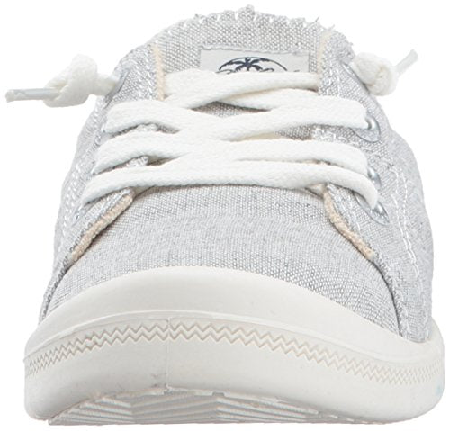 Roxy Women's Rory Slip On Sneaker Loafer Flat, Grey Ash, 8