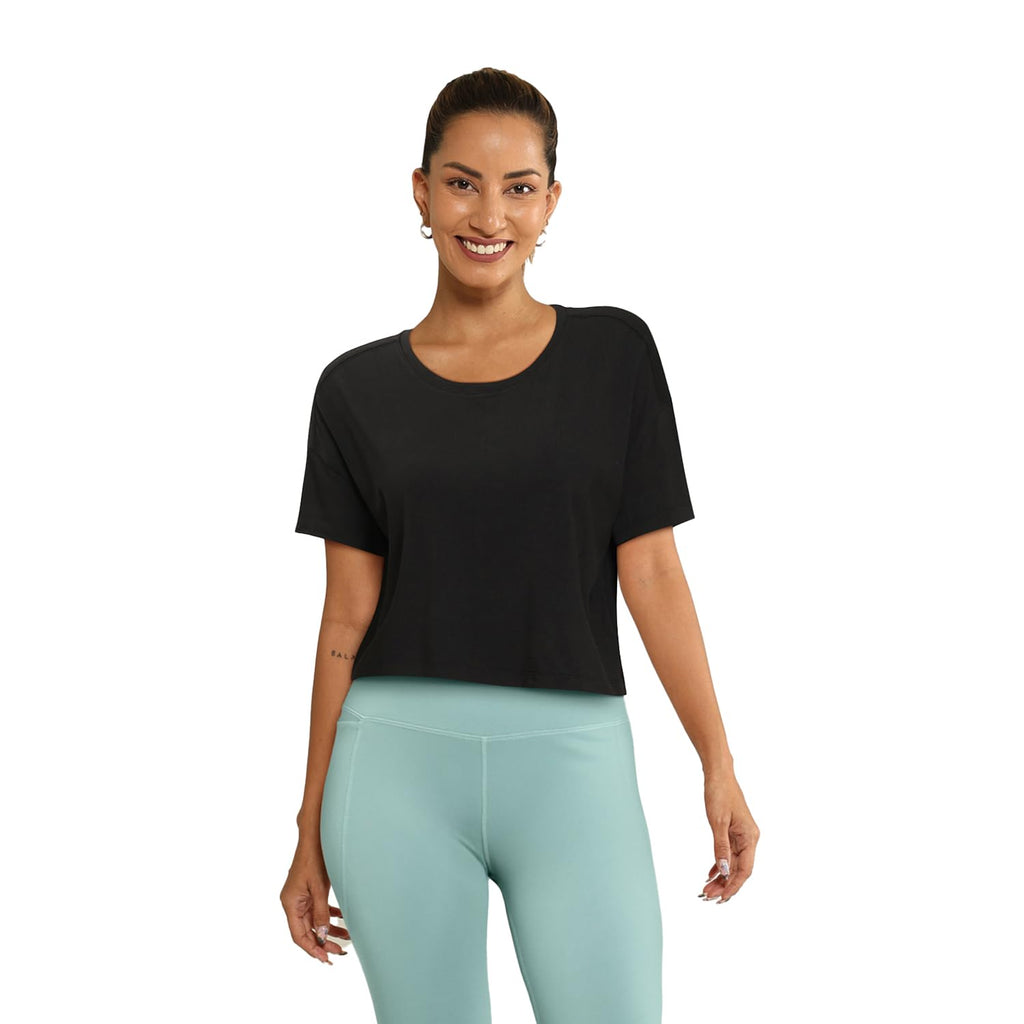 Women The Softest T-Shirt | Boxy Crop | 100% Cotton | Lightweight