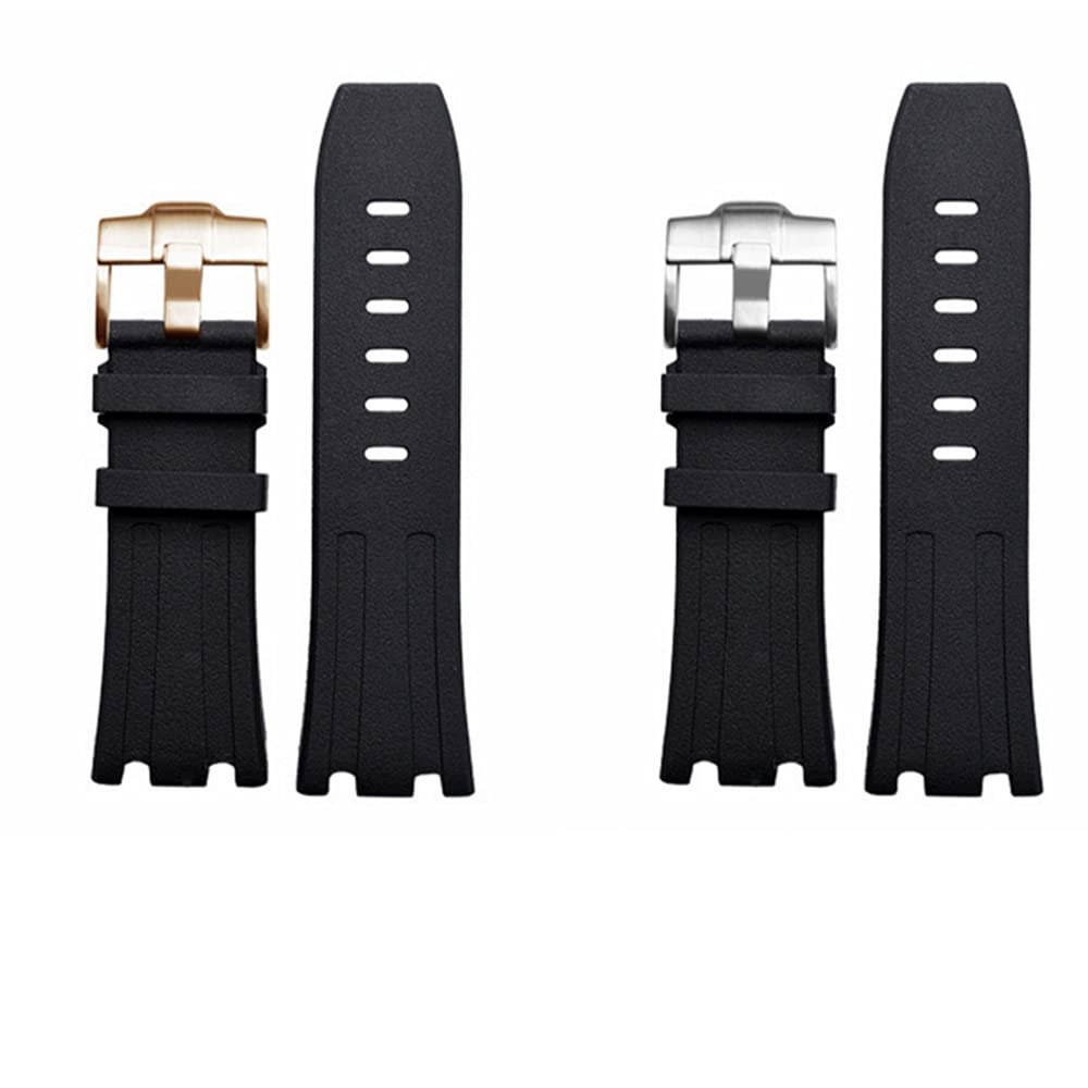 Dive Rubber Silicone Watch Band Compatible with Audemars Piguet Royal Oak Offshore 15703 15710-28mm AP Rubber Watch Band Strap