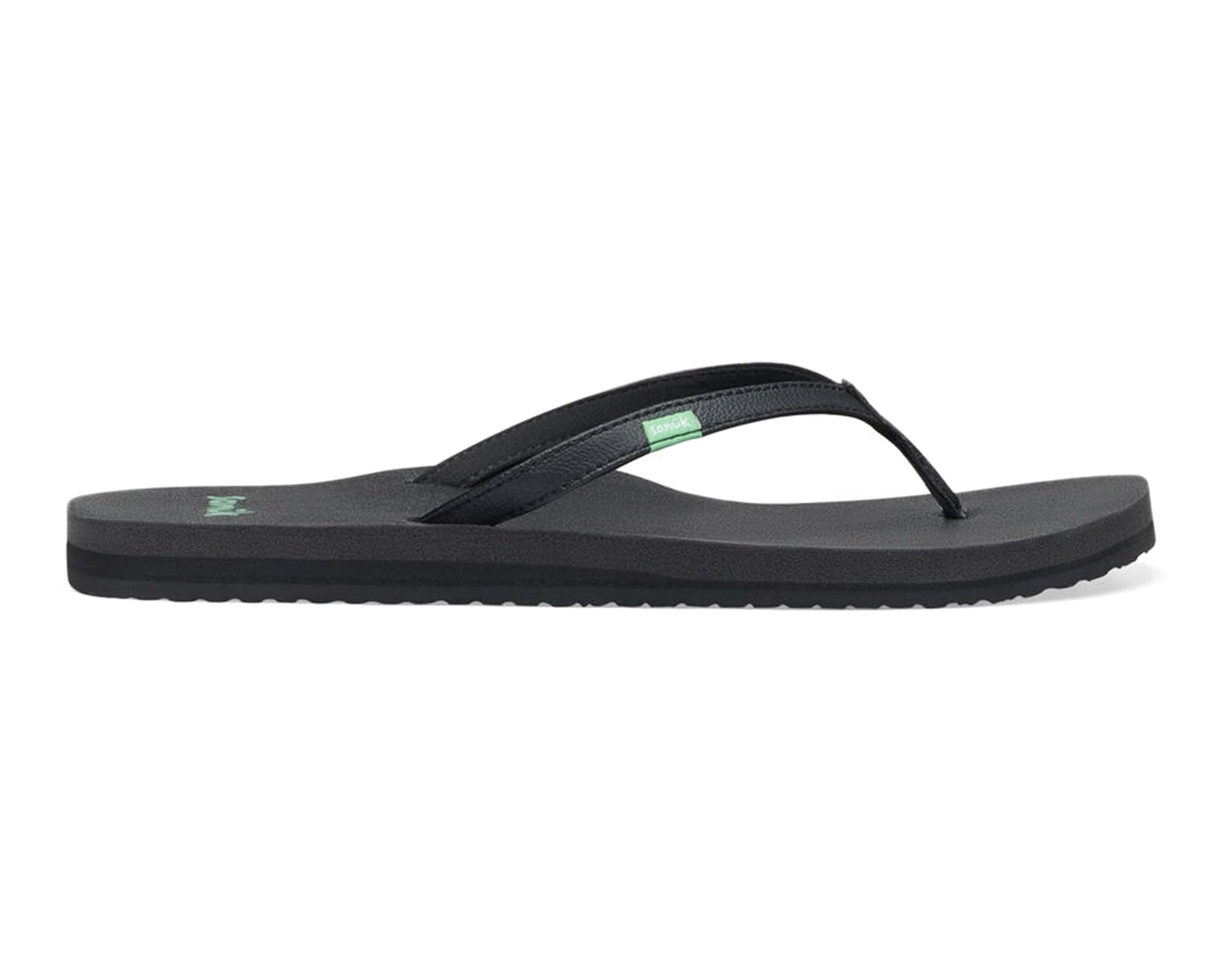 Sanuk Women's Yoga Joy Sandal, Black, 8 M US