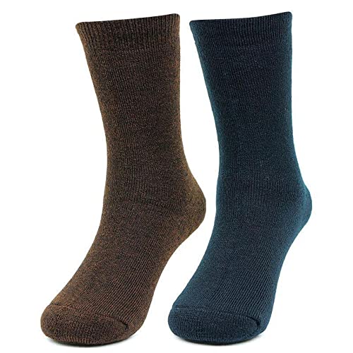 Bonjour Plain Full Length Woolen Socks for Kids- Pack Of 2