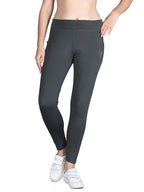Lyra WomenS Polyester Activewear Sports Ankle Length Tights Grey