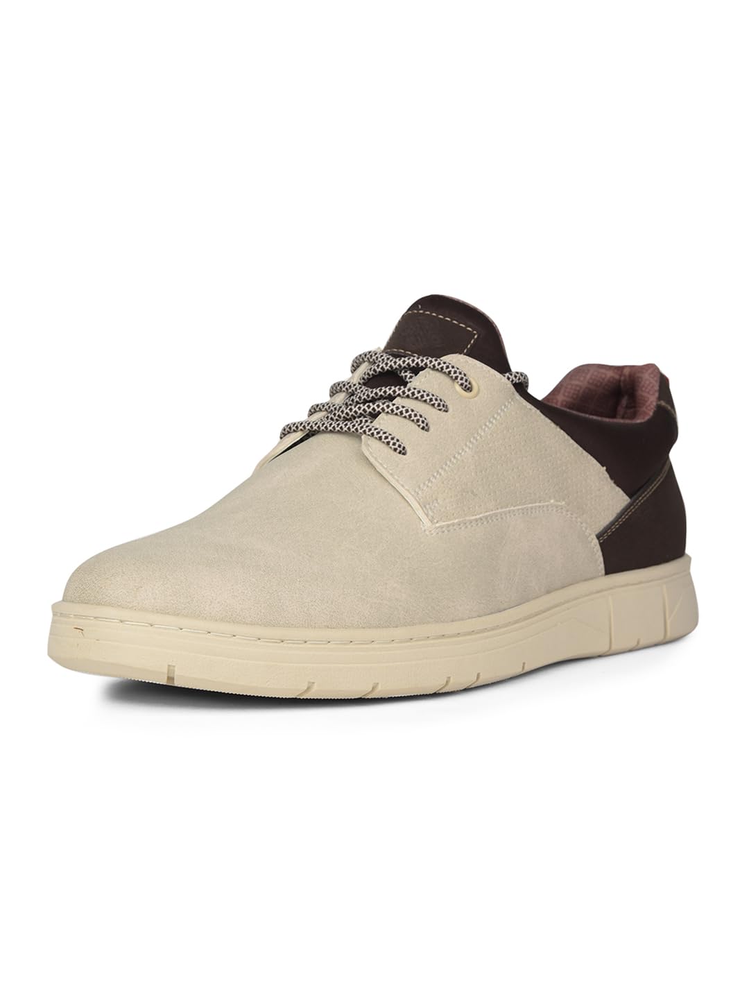 Bata Mens Skeeter Derby Casual Shoes Beige 10