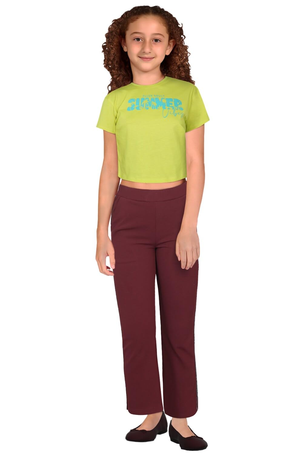 Allen Solly Girls Regular Fit Solid Pants