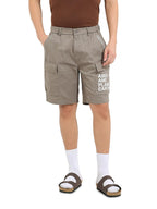 The Indian Garage Co Mens Solid Mid-Rise Stretchable Shorts