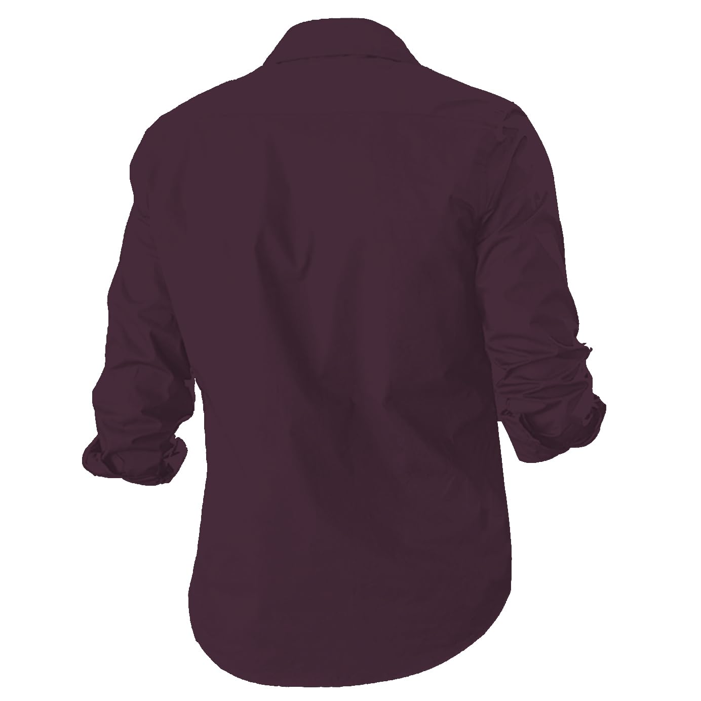 Rebelify Double Pocket With Flap Men Cargo Cotton Shirt Purple