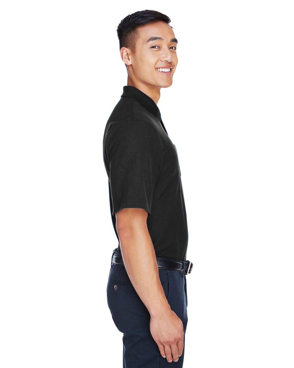 Mens DRYTEc20Performance Pocket Polo - gRAPHITE - S(D0102H76UHJ)