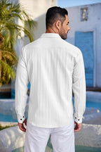 FINIVO FASHION Textured Shirts for Men || Casual Shirt for Men || Shirt for Men|| Men Stylish Shirt || Men Fancy Shirt || Men Fu