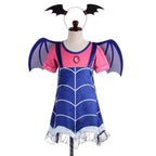 Dressy Daisy Toddler Girls Dress Up Boo-Tiful Halloween Costume Fancy Party Vampire Outfit Set with Headband Wings