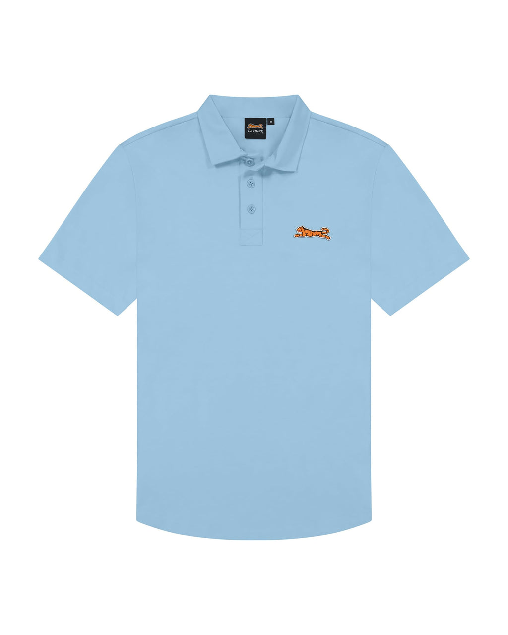 Classic Cotton Polo Shirt - Sky Blue by Le Tigre for Men - 1 Pc Shirt (M)