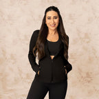 BlissClub Sculpt Jacket | Snug Fit | Body Shaping | Jacket for Yoga