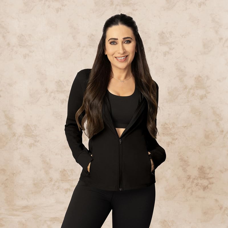 BlissClub Sculpt Jacket | Snug Fit | Body Shaping | Jacket for Yoga