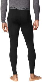 32 Degrees Mens 2 Pack Heat Performance Thermal Baselayer Pant Leggings, Black/Black, XL