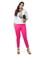 Lyra Cotton Strech Pencil Pant For Women | Mid-Waist | Fashionwear
