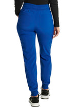 EDS Essentials Jogger Scrubs for Women, Drawstring Scrub Pants DK065, XL, Galaxy Blue