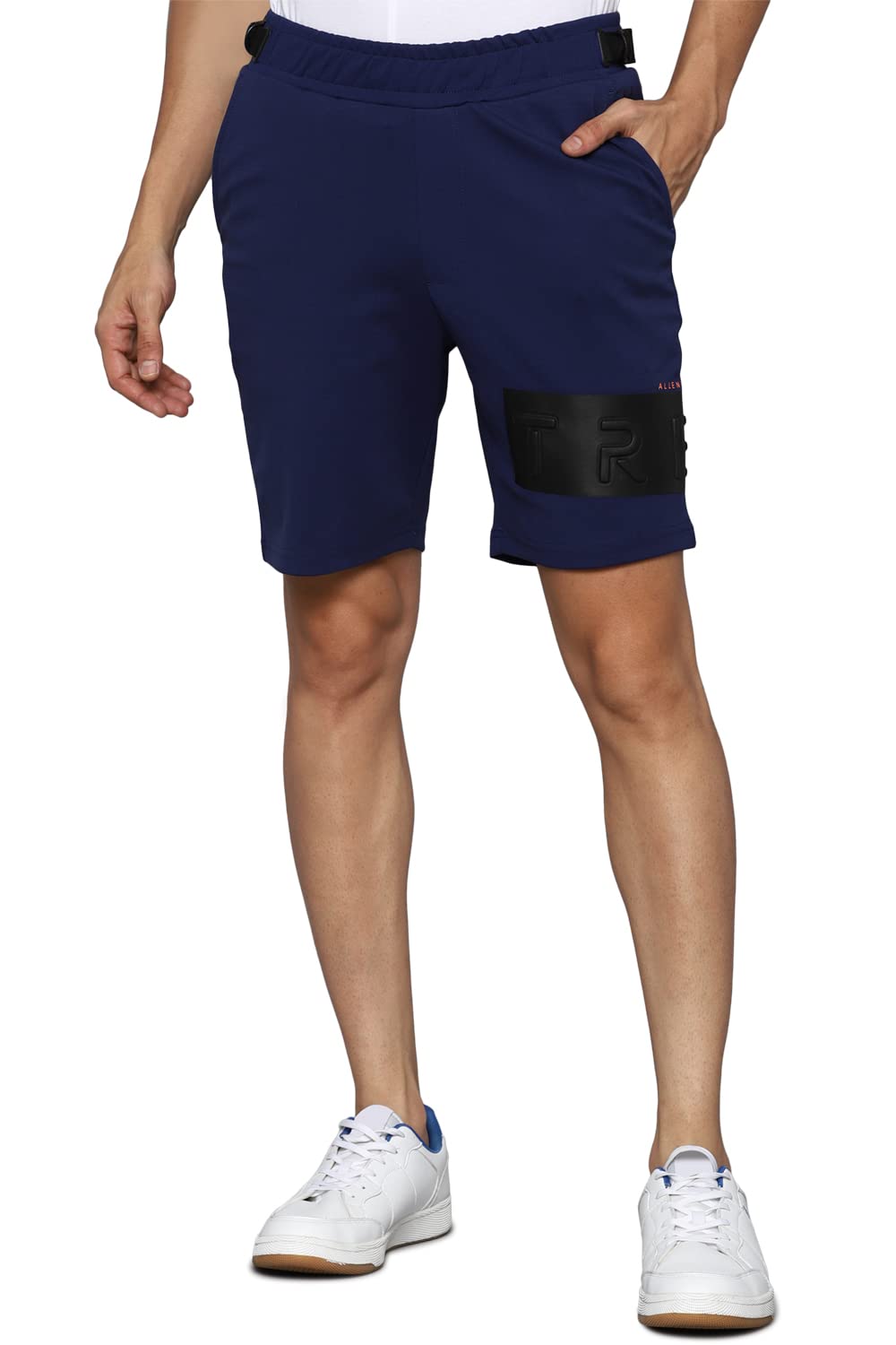 Allen Solly Men Solid Cargo Shorts