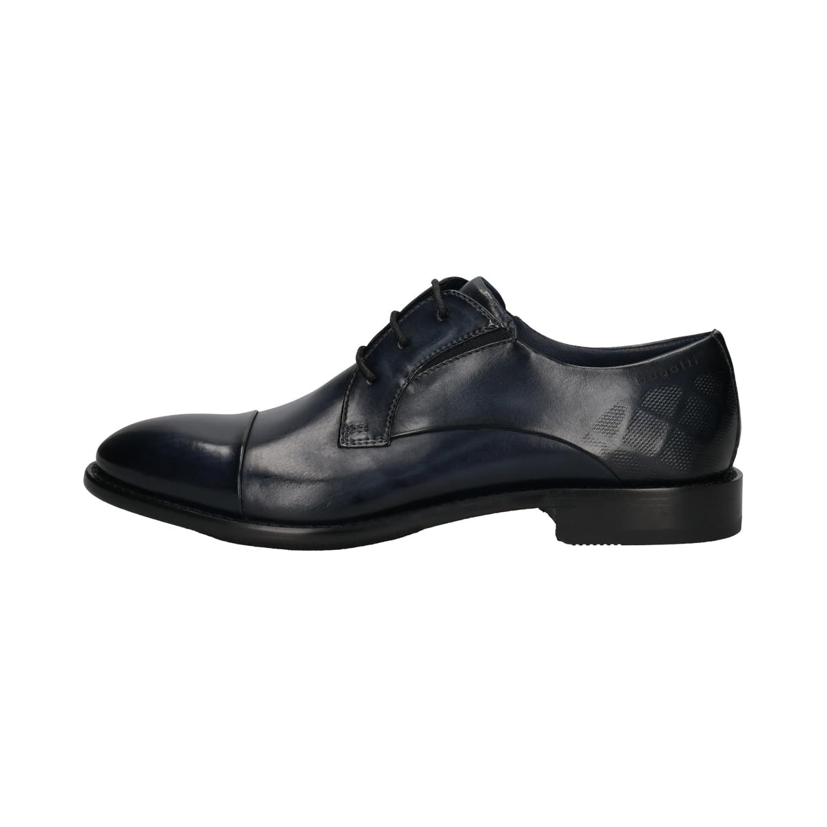 Bugatti Livorno Flex Evo Dark Blue Leather Mens Derby Shoes  UK 8 8