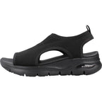 Skechers Women's Arch FIT-City Catch, Black/Black, 6
