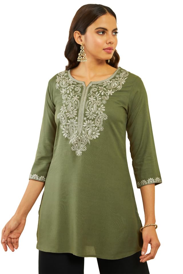Soch Women Rayon A-Line Blouse