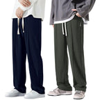 Greciilooks MenS Lycra Cargo Track Pants  Loose Fit Joggers For Men | Korean Style Travel & Lounge Wear With Pockets