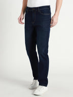 Dennis Lingo Mens | Mid Blue| Washed | Mid Rise | Straight | Jeans