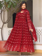 Fashion Basket Georgette Anarkali Kurta For Women