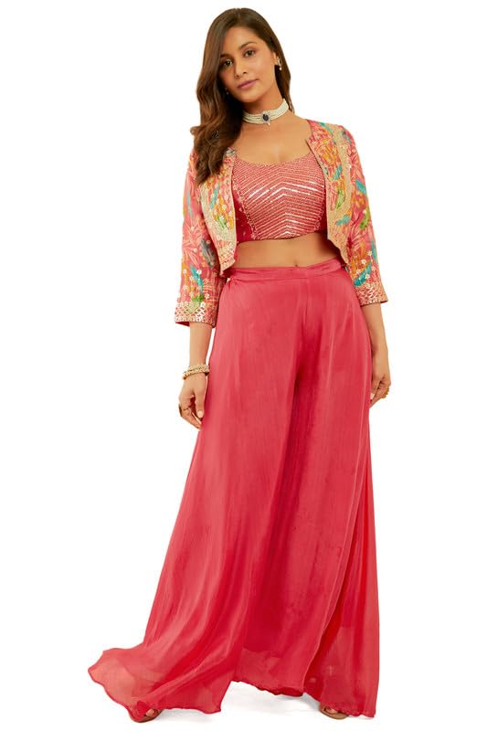 Soch Women Tissue Embellished Palazzo