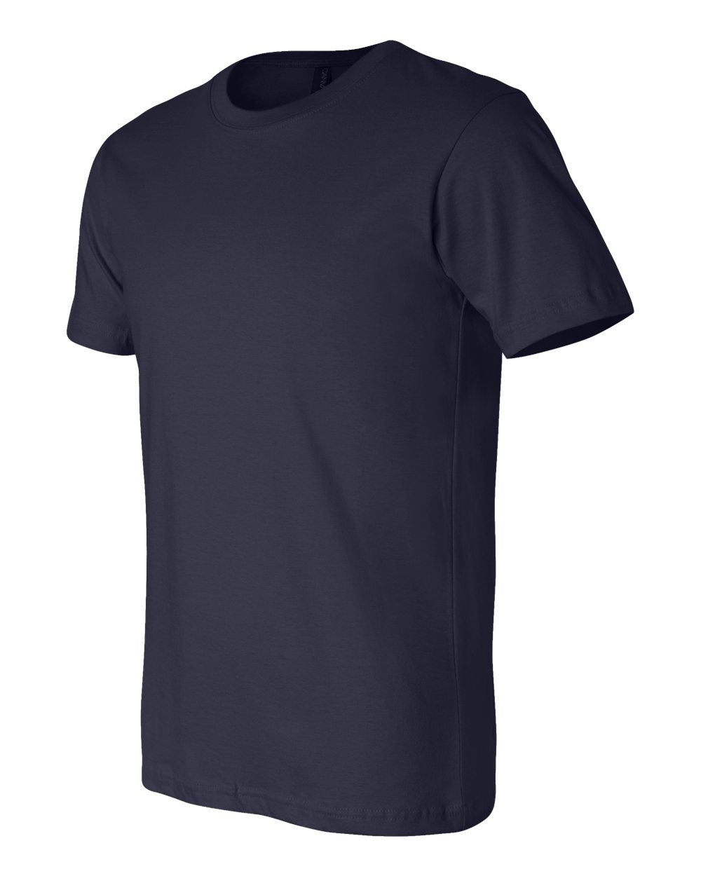 Bella + Canvas Unisex Jersey Short Sleeve Tee (Navy) (L)