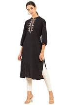Soch Women Black Solid Kurti