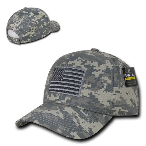 Embroidered Operator Cap, USA, ACU