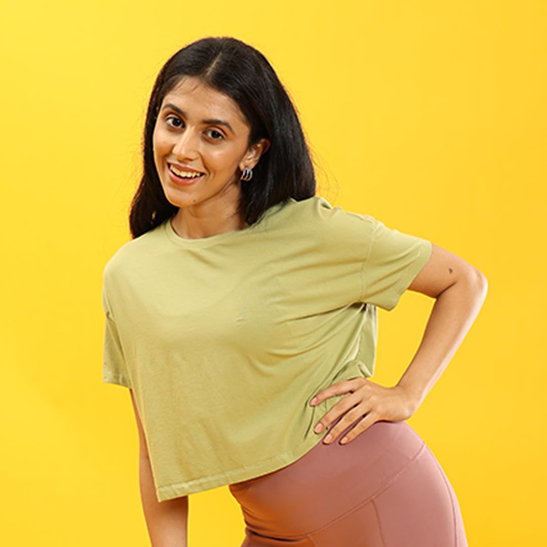 Women The Softest T-Shirt | Boxy Crop | 100% Cotton | Lightweight