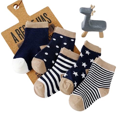 Iba Isba Collections Baby Cotton Blend Printed Socks, Pack Of 5 (23Years) 2