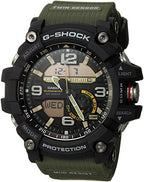 Casio Mens GG-1000-1A3CR Mudmaster G-SHOCK Quartz Casual Watch, Green