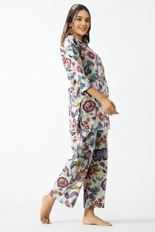 Toochki WomenS Multi Color Floral Printed Rayon Stitched Dress | Dress For Women | A Line Dress | 3/4 Sleeve Dress | Western Dr