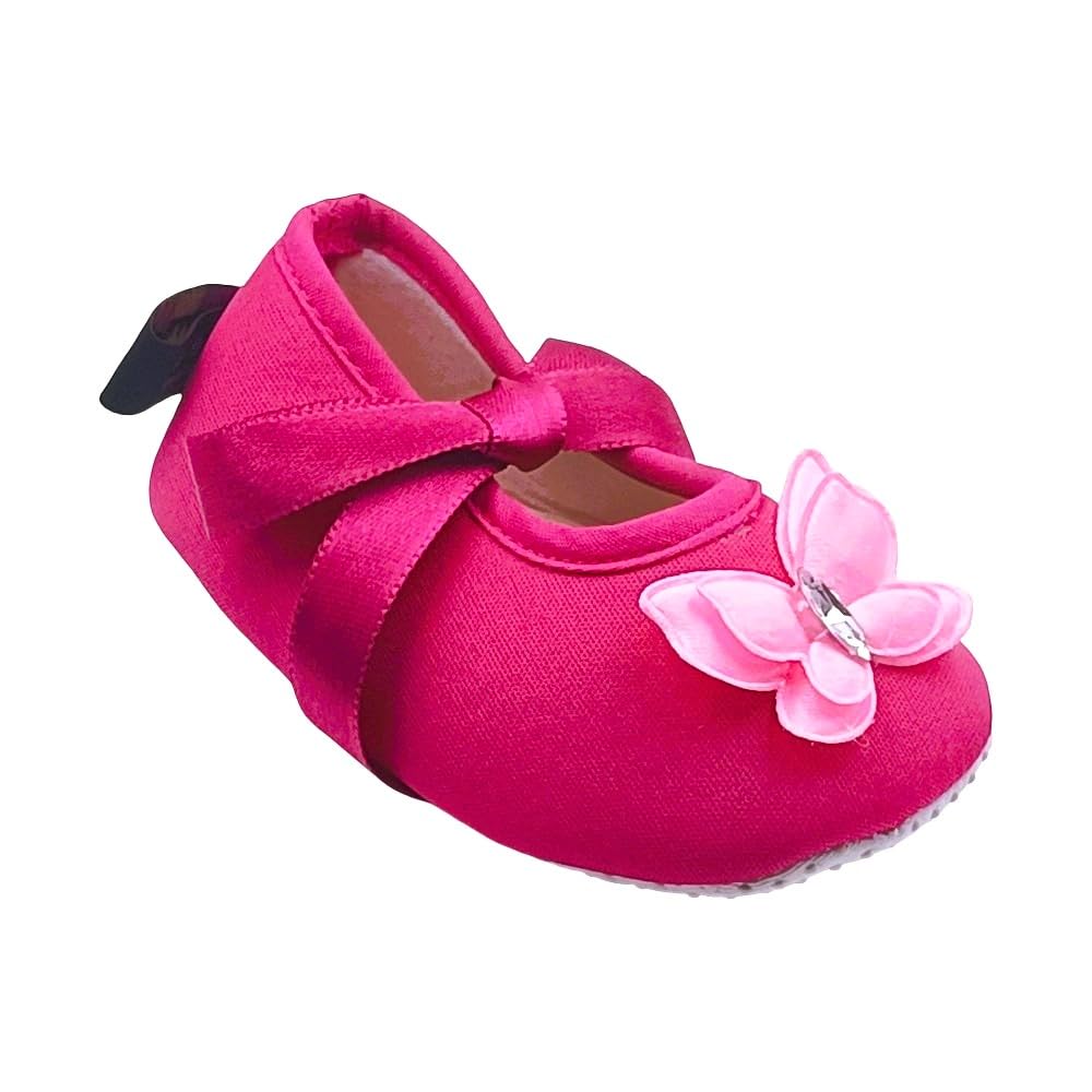 Rsmart, Cute Pink Butterfly Baby Shoes 18-24
