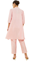 Soch Women Pink Viscose Solid Kurta Set
