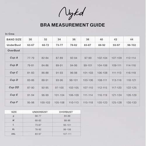 Nykd (Nyb198 Cotton Lightly Padded & Non Wired T-Shirt Bra For Women | Medium Coverage Bra With Soft Detachable Straps | Ideal F