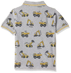 T2F Boys Cotton Regular Fit T-Shirt Grey