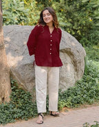 Fabnex Top For Women || Stylish Casual Wester Top (K-191-Teal Blue-Xl)